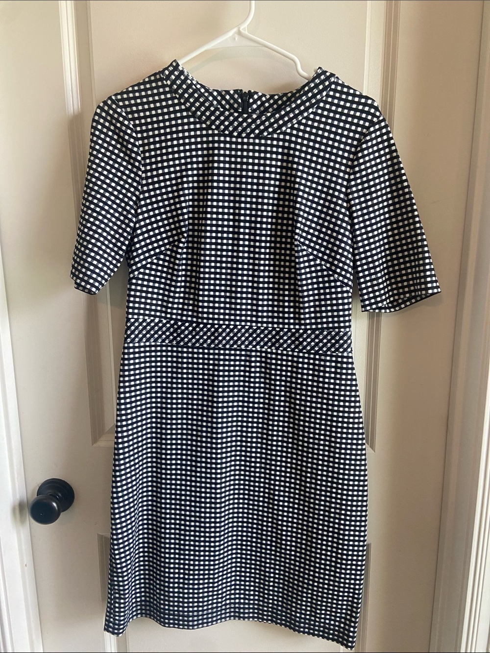Banana Republic Black and White Gingham Shirt